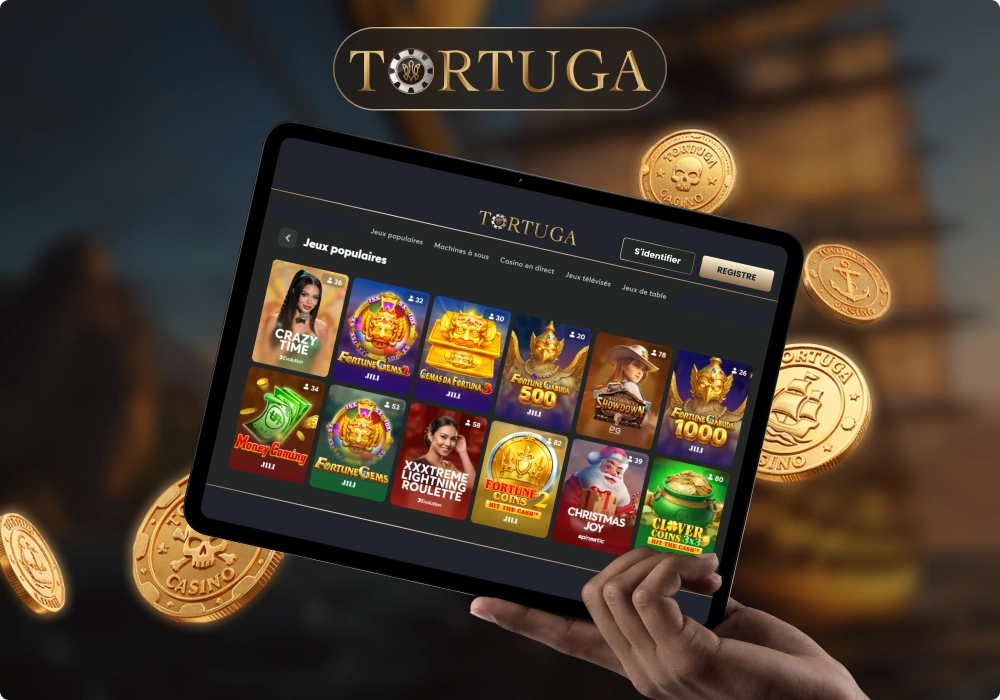 Le catalogue de jeux de Tortuga France.